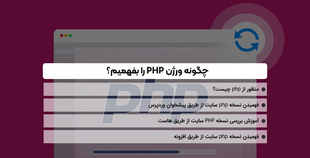 How to check the PHP version of the site